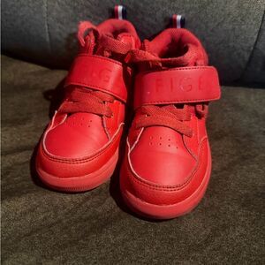 Tommy Hilfiger Red Kids Sneakers